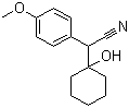 结构式 CAS# 93413-76-4, 1-羟基环己基-4-甲氧基苯乙腈