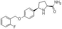 结构式 CAS# 934240-30-9, Raxatrigine