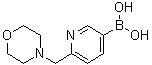 structure of CAS# 934505-32-5, [6-(4-Morpholinylmethyl)-3-pyridinyl]boronic acid