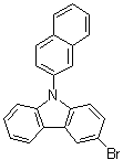 9-(2-Naphthyl)-3-bromocarbazole molecular structure (CAS 934545-80-9)