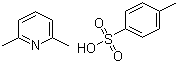 2,6-Dimethylpyridinium 4-methylbenzenesulfonate molecular structure (CAS 93471-41-1)