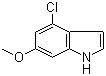 4-Chloro-6-methoxyindole molecular structure (CAS 93490-31-4)