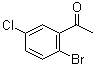 2'-溴-5'-氯苯乙酮分子结构 (CAS 935-99-9)