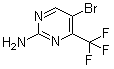 structure of CAS# 935534-47-7, 2-Amino-5-bromo-4-trifluoromethylpyrimidine;5-Bromo-4-(trifluoromethyl)pyrimidin-2-amine