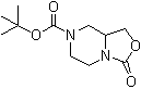 Tetrahydro-3-oxo-3H-oxazolo[3,4-a]pyrazine-7(1H)-carboxylic acid 1,1-dimethylethyl ester molecular structure (CAS 935544-47-1)