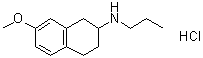 1,2,3,4-Tetrahydro-7-methoxy-N-propyl-2-naphthalenamine hydrochloride molecular structure (CAS 93601-93-5)