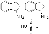 1-Aminoindan sulfate molecular structure (CAS 936474-09-8)