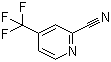 2-Cyano-4-(trifluoromethyl)pyridine molecular structure (CAS 936841-69-9)
