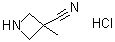 3-Methylazetidine-3-carbonitrile hydrochloride molecular structure (CAS 936850-33-8)
