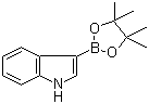 Indole-3-boronic acid pinacol ester molecular structure (CAS 937366-54-6)