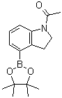 structure of CAS# 937591-97-4, 1-Acetylindoline-4-boronic acid pinacol ester;1-Acetyl-4-(4,4,5,5-tetramethyl-1,3,2-dioxaborolan-2-yl)indoline