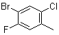 结构式 CAS# 93765-83-4, 1-溴-5-氯-2-氟-4-甲基苯