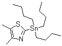结构式 CAS# 938181-92-1, 4,5-二甲基-2-(三丁基锡烷基)噻唑