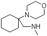结构式 CAS# 938458-83-4, N-甲基-1-(1-吗啉-4-基环己基)甲胺