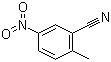 结构式 CAS# 939-83-3, 2-甲基-5-硝基苯甲腈