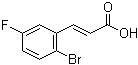 structure of CAS# 939410-87-4, (2E)-3-(2-Bromo-5-fluorophenyl)-2-propenoic acid