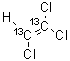 structure of CAS# 93952-00-2, 1,1,2-Trichloroethylene-<sup>13</sup>C<sub>2</sub>