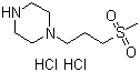 1-(3-Methanesulfonylpropyl)piperazine dihydrochloride molecular structure (CAS 939983-66-1)
