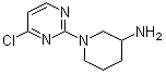 1-(4-Chloro-2-pyrimidinyl)-3-piperidinamine molecular structure (CAS 939986-02-4)