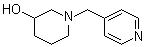 1-(4-吡啶基甲基)-3-哌啶醇分子结构 (CAS 939986-41-1)