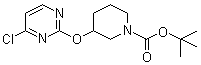 3-[(4-氯-2-嘧啶基)氧基]-1-哌啶甲酸叔丁酯分子结构 (CAS 939986-47-7)