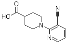 1-(3-Cyano-2-pyridinyl)-4-piperidinecarboxylic acid molecular structure (CAS 939986-70-6)