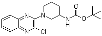 N-[1-(3-Chloro-2-quinoxalinyl)-3-piperidinyl]carbamic acid tert-butyl ester molecular structure (CAS 939986-91-1)
