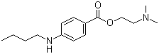 Tetracaine molecular structure (CAS 94-24-6)