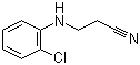 3-[(2-Chlorophenyl)amino]propanenitrile molecular structure (CAS 94-89-3)