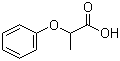 structure of CAS# 940-31-8, 2-Phenoxypropionic acid;DL-2-Phenoxypropionic acid