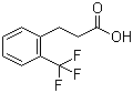 structure of CAS# 94022-99-8, 3-[2-(Trifluoromethyl)phenyl]propanoic acid;3-[o-(alpha,alpha,alpha-Trifluorotolyl)]propionic acid