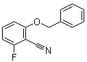 structure of CAS# 94088-45-6, 2-Fluoro-6-benzyloxybenzonitrile