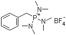 Tris(dimethylamino)benzylphosphonium tetrafluoroborate molecular structure (CAS 94088-77-4)