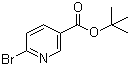 结构式 CAS# 941294-58-2, 6-溴烟酸叔丁酯