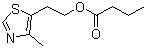 4-甲基-5-噻唑基乙醇丁酸酯分子结构 (CAS 94159-31-6)