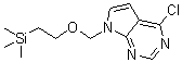 4-Chloro-7-[[2-(trimethylsilyl)ethoxy]methyl]-7H-pyrrolo[2,3-d]pyrimidine molecular structure (CAS 941685-26-3)