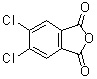 structure of CAS# 942-06-3, 5,6-Dichloro-2-benzofuran-1,3-dione;5,6-Dichloro-1,3-isobenzofurandione; 4,5-Dichlorophthalic anhydride