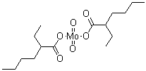 (T-4)-Bis(2-ethylhexanoato-O)dioxomolybdenum molecular structure (CAS 94232-43-6)