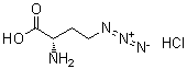 structure of CAS# 942518-29-8, (2S)-2-Amino-4-azidobutanoic acid hydrochloride (1:1)