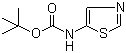 structure of CAS# 942631-50-7, tert-Butyl (thiazol-5-yl)carbamate