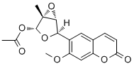 Acetyldihydromicromelin A molecular structure (CAS 94285-22-0)