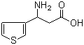 结构式 CAS# 94333-62-7, 3-氨基-3-(噻吩-3-基)丙酸