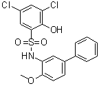 结构式 CAS# 943962-47-8, 3,5-二氯-2-羟基-N-(4-甲氧基[1,1'-联苯]-3-基)苯磺酰胺