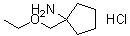 1-(Ethoxymethyl)cyclopentanamine hydrochloride (1:1) molecular structure (CAS 944146-33-2)