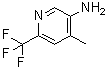 structure of CAS# 944317-54-8, 4-Methyl-6-(trifluoromethyl)-3-pyridinamine