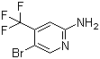 结构式 CAS# 944401-56-3, 5-溴-4-(三氟甲基)吡啶-2-胺