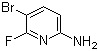 结构式 CAS# 944401-65-4, 5-溴-6-氟吡啶-2-胺