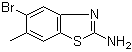 2-Amino-5-bromo-6-methylbenzothiazole molecular structure (CAS 944887-82-5)