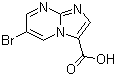 结构式 CAS# 944903-05-3, 6-溴咪唑并[1,2-a]嘧啶-3-羧酸