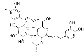 2'-Acetylacteoside molecular structure (CAS 94492-24-7)